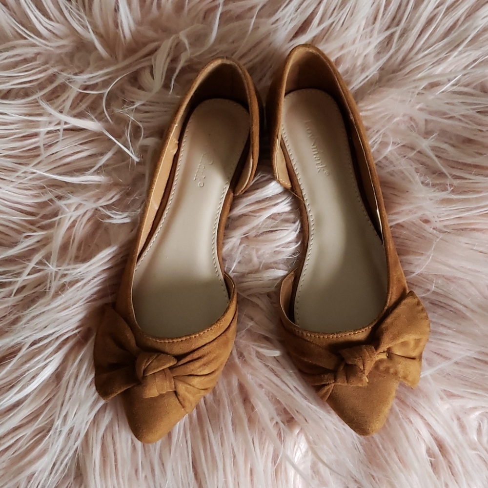 Brown Pointed Toe Flats